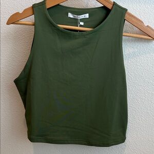ReoRia Olive Green Tank Top